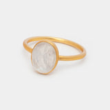 Ring Claire Moonstone - Fleurs des Prés Jewelry