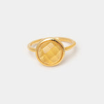 Ring Coco Citrin - Fleurs des Prés