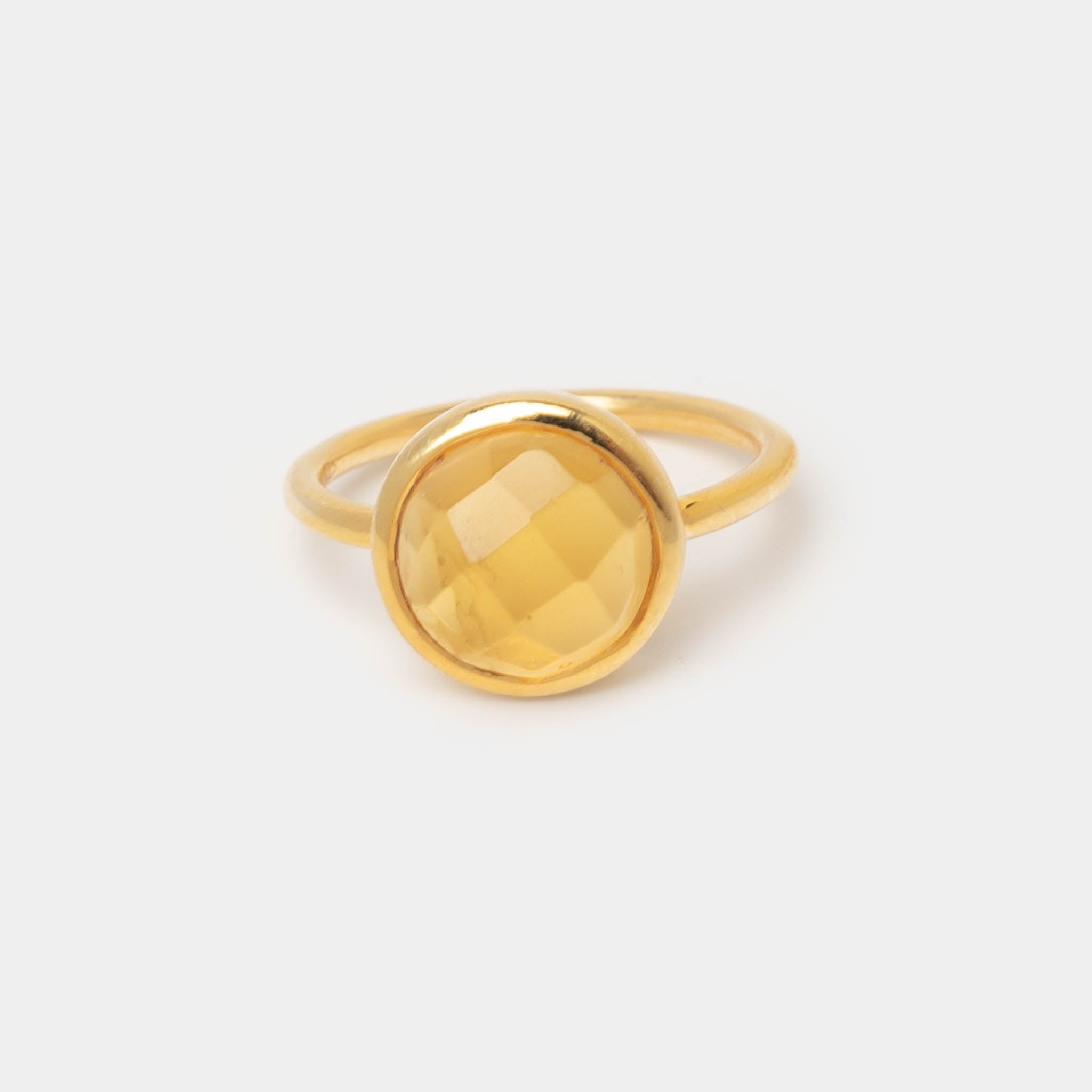 Ring Coco Citrin - Fleurs des Prés