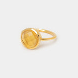 Ring Coco Citrin - Fleurs des Prés Jewelry