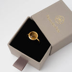 Ring Coco Citrin - Fleurs des Prés