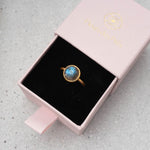 Ring Eloise Labradorite - Fleurs des Prés