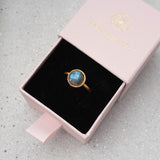 Ring Eloise Labradorite - Fleurs des Prés Jewelry