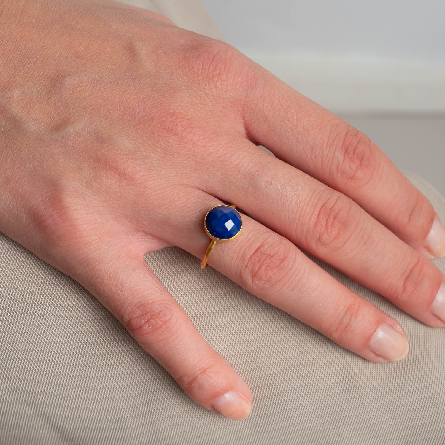 Ring Eloise Lapislazuli - Fleurs des Prés Jewelry