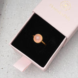 Ring Eloise Pink Chalcedony - Fleurs des Prés