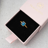 Ring Milou Light Blue Chalcedony - Fleurs des Prés