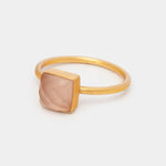 Ring Milou Pink Chalcedony - Fleurs des Prés